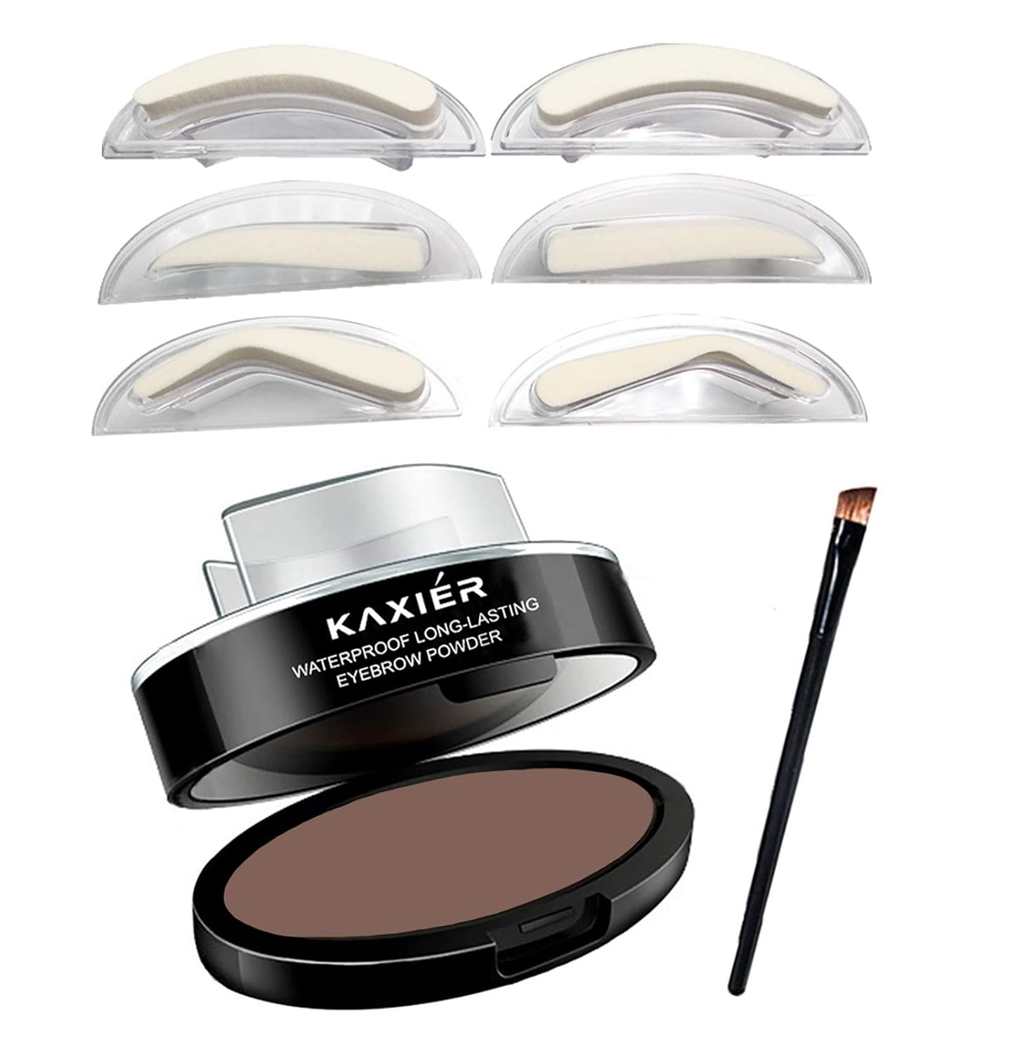 Zenvix™ Waterproof Eyebrow Stamp Kit – Long-Lasting Brow Powder with Natural Finish & Easy Brow Shaping