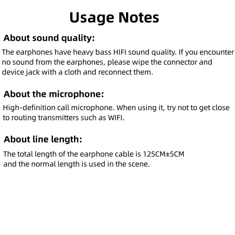 Portable Wired In-Ear Earphones with Mic – Noise Cancelling HiFi Gaming & Sport Earbuds