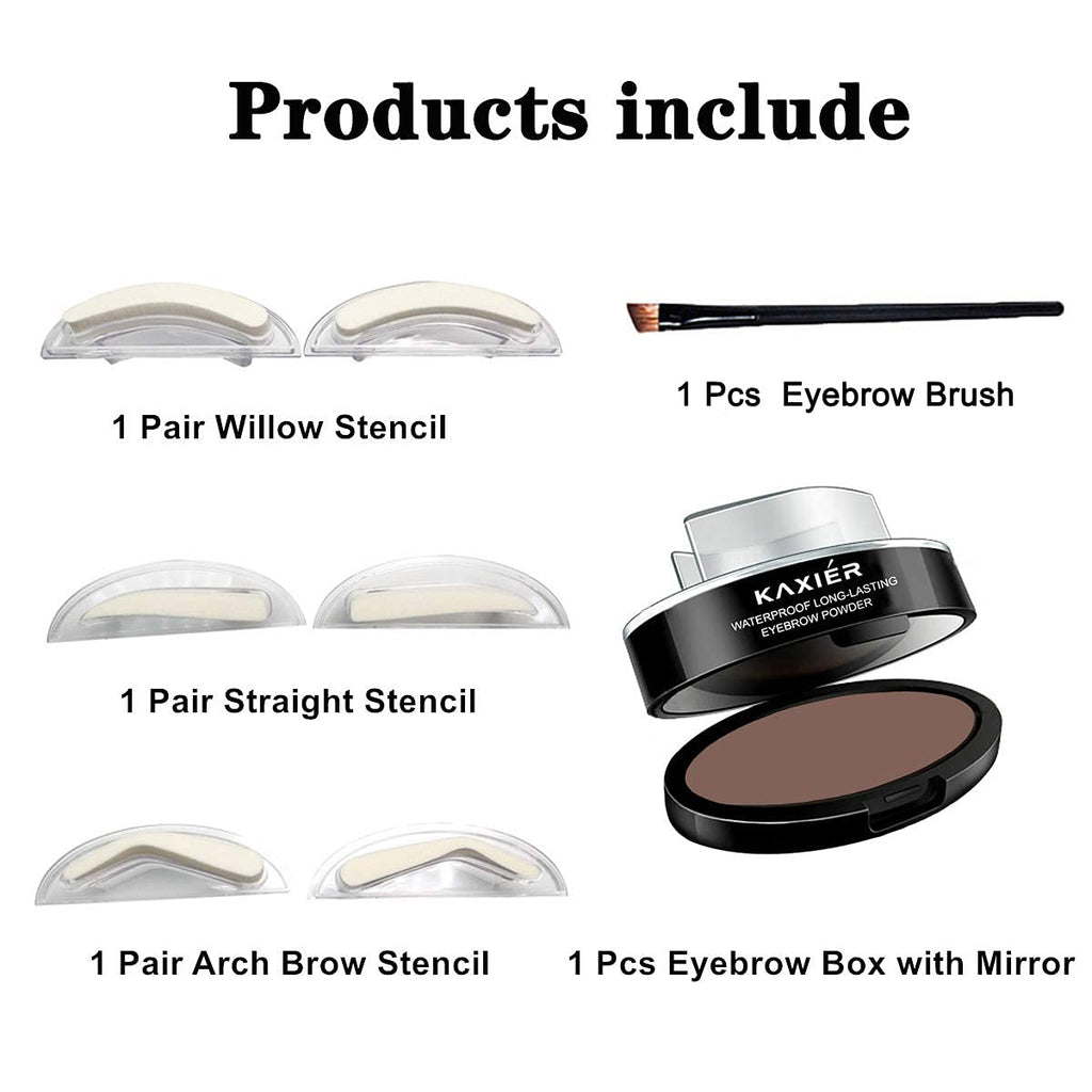 Zenvix™ Waterproof Eyebrow Stamp Kit – Long-Lasting Brow Powder with Natural Finish & Easy Brow Shaping