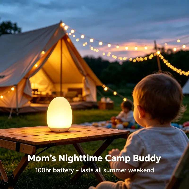 Zenvix™ Rechargeable Baby Night Light | Touch Control Dimmable Nursery Lamp