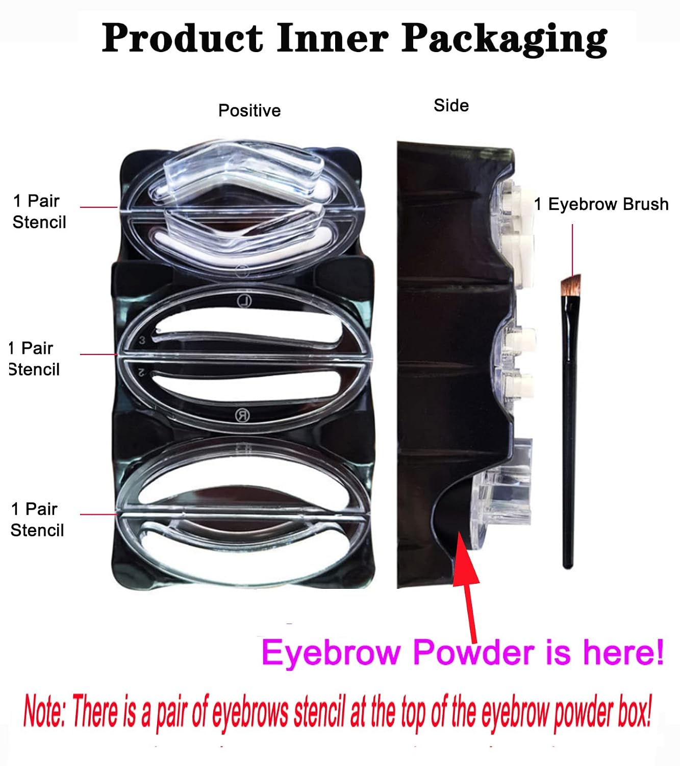 Zenvix™ Waterproof Eyebrow Stamp Kit – Long-Lasting Brow Powder with Natural Finish & Easy Brow Shaping